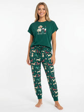 Dachshund Wine I Do What I Want Cozy Knit Pajama Set for Women