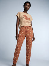 But First Coffee & Dogs Dachshund Knit Pajama Set for Women