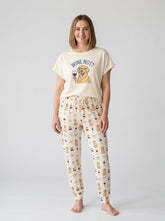 Golden Retriever Wine Not Soft Knit Pajama Set for Dog Moms