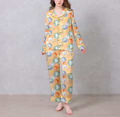 Solar System Satin Pajama Set