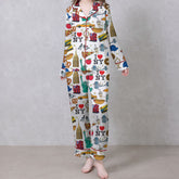 New York City Satin Pajama Set For Women