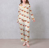Cooktail Satin Pajama Set