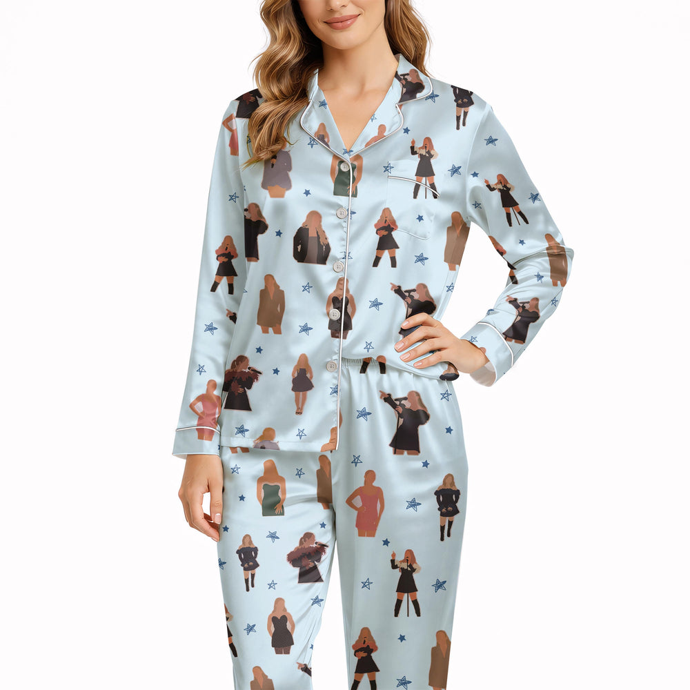trendy music sleepwear women aesthetic style