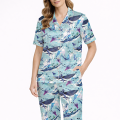 Avatar Ocean Spirit Silky Satin Pajama Set