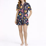 Softball Sweetheart Women's Classic Button Down Pajama Set - Short