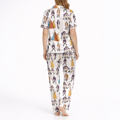 Hamilton Silky Satin Pajama Set For Women