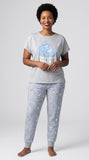 Professional Snacker Poodle Knit Pajama Set for Dog Mom Women