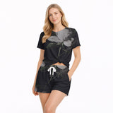 Midnight Bloom Pajama Set