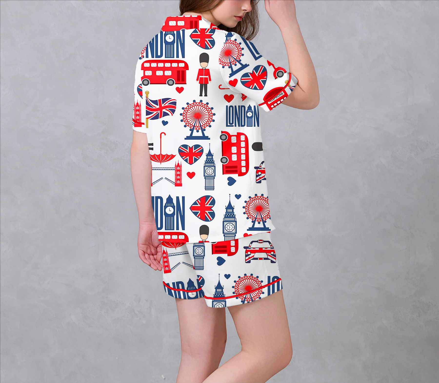 Love London Satin Pajama Set