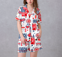 Love London Satin Pajama Set