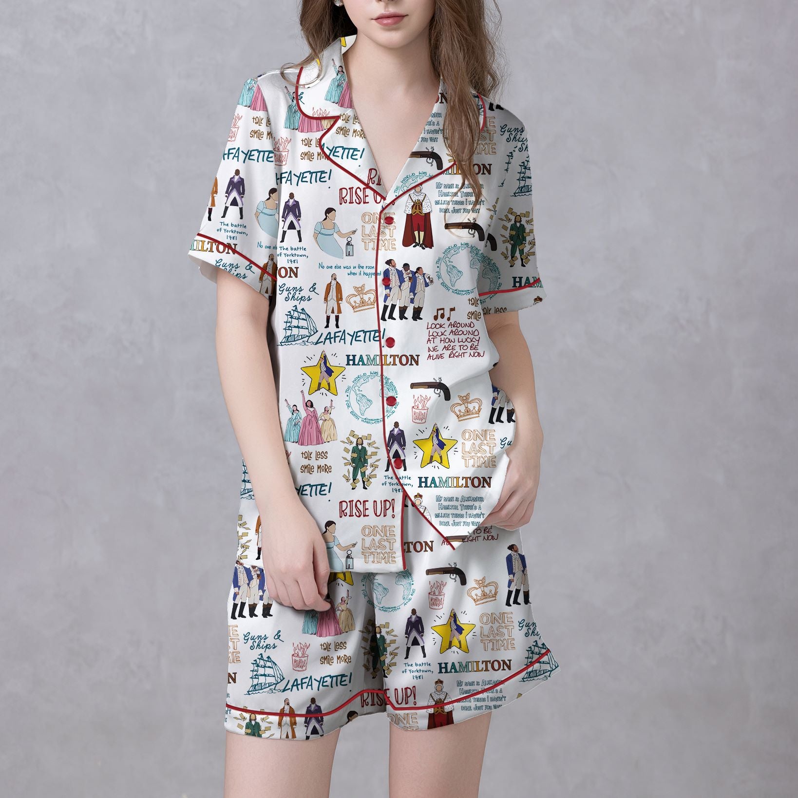 Hamilton Satin Pajama Set For Women