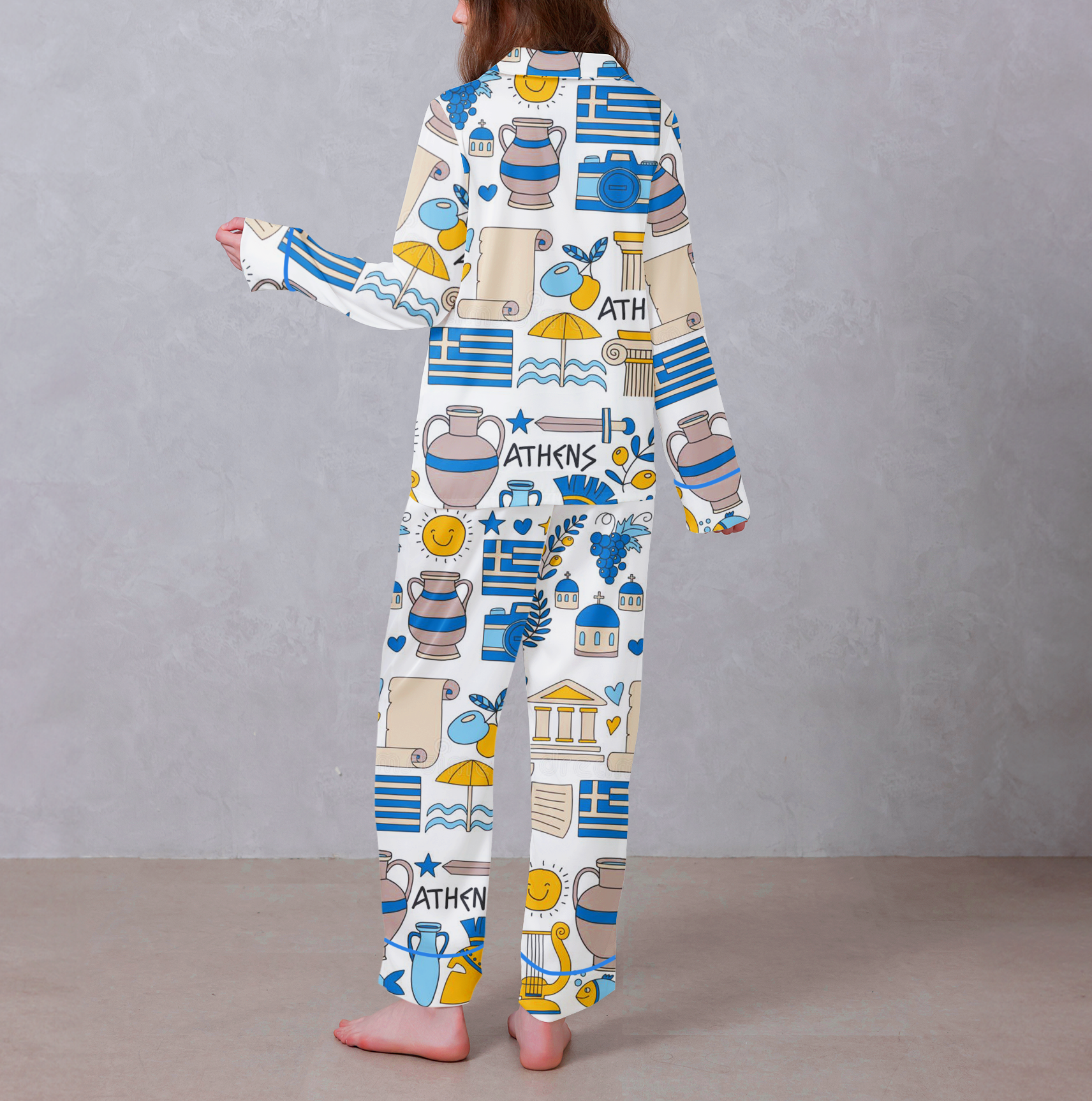 Athen Satin Pajama Set