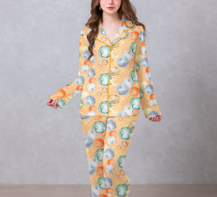 Solar System Satin Pajama Set