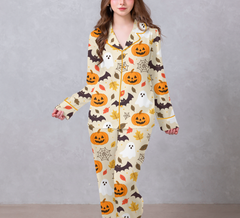 Halloween Satin Pajama Set