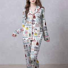 Hamilton Satin Pajama Set For Women