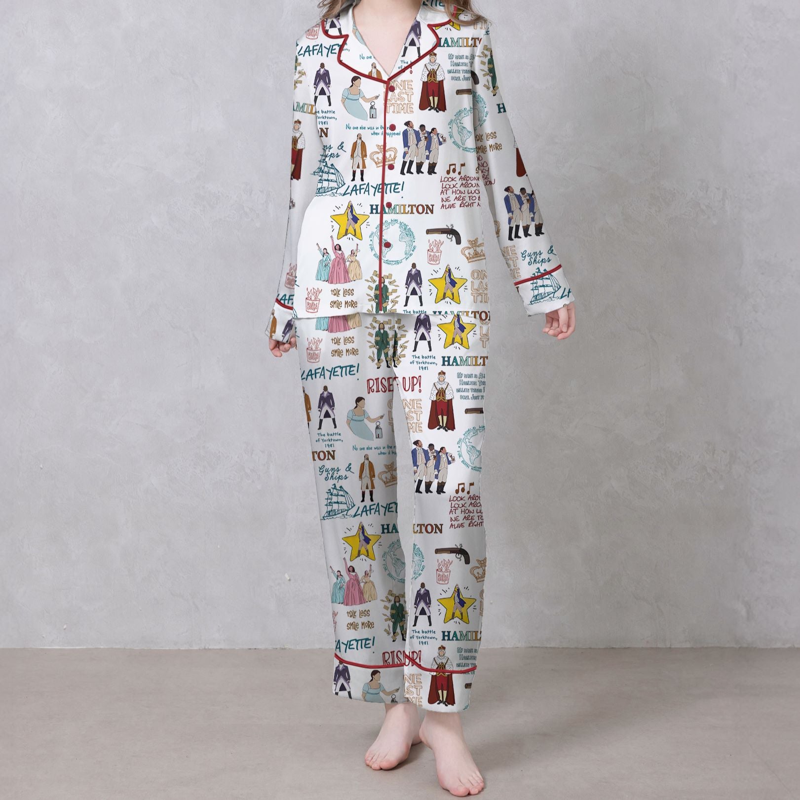 Hamilton Satin Pajama Set For Women