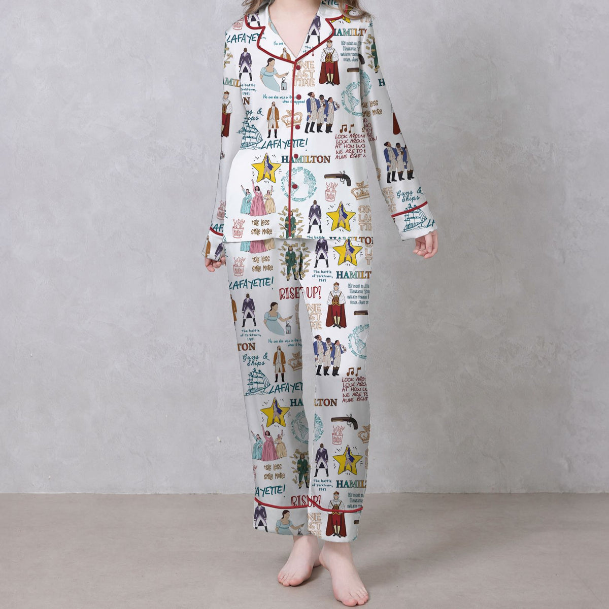 Hamilton Satin Pajama Set For Women