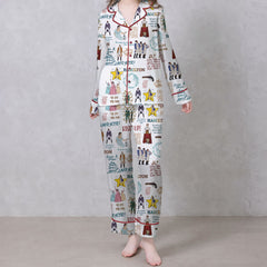 Hamilton Satin Pajama Set For Women