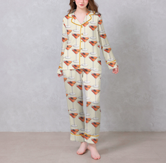 Cooktail Satin Pajama Set