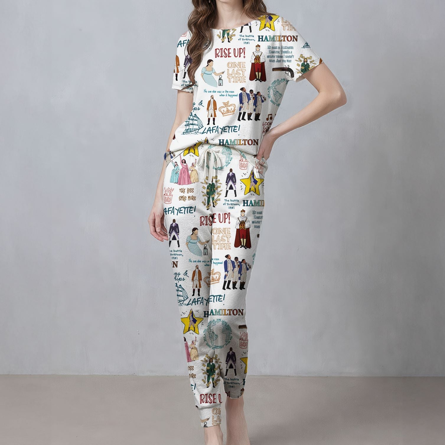 Hamilton Satin Pajama Set For Women