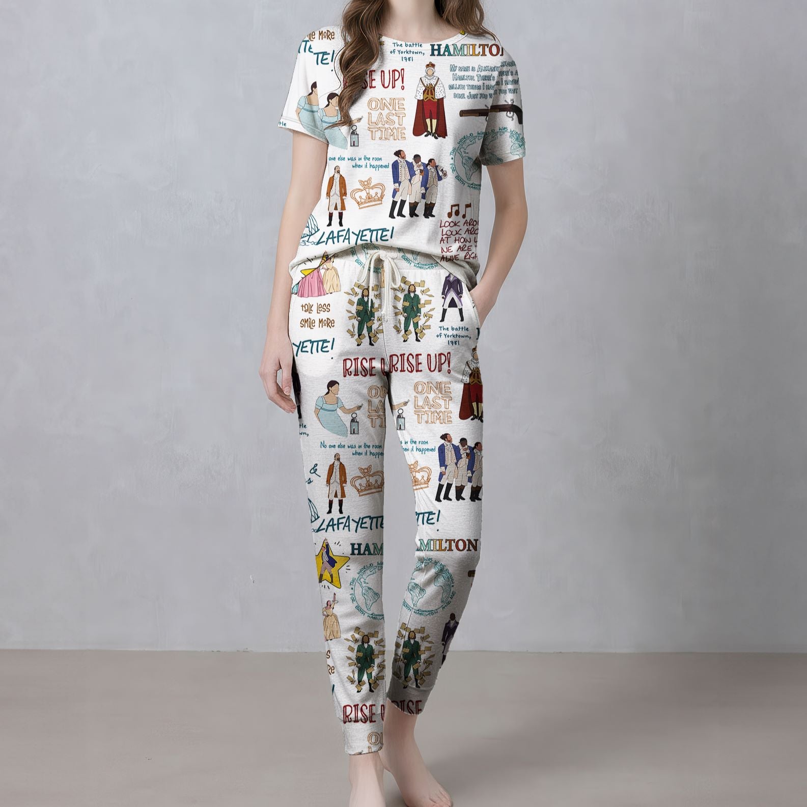 Hamilton Satin Pajama Set For Women