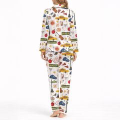 New York Travel Silky Satin Pajama Set For Women