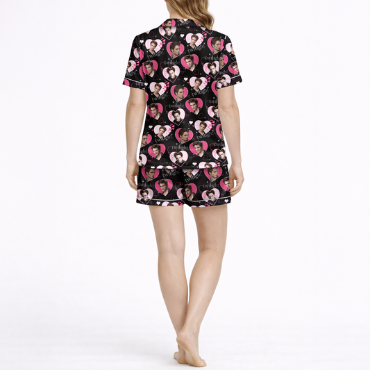 Twilight Edward Cullen Silky Satin Pajama Set for Women