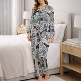 Willy Wonderful Women's Classic Button Down Pajama Set - Long