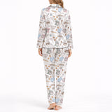 Sweet Bake Dreams: Women's Classic Button Down Long Pajama Set