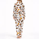 Cozy Fall Nights Women's Classic Button Down Long Pajama Set