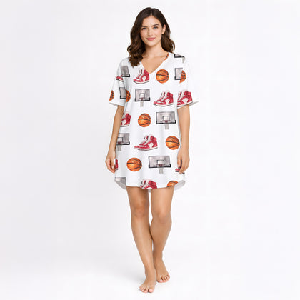 Hoops & Dreams — V-Neck Short Sleeve
