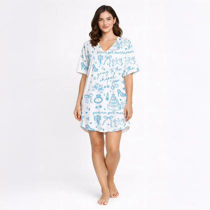 Bridal Bliss — V-Neck Short Sleeve