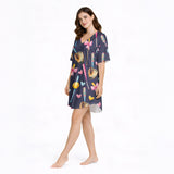 Softball Sweetheart Women's Nightgown - V-Neck Short Sleeve