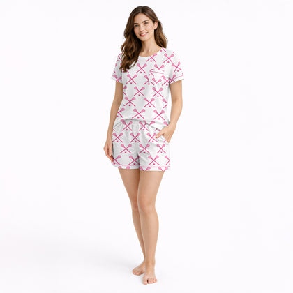 Lacrosse Dreams — Short Sleeve Pajamas Set