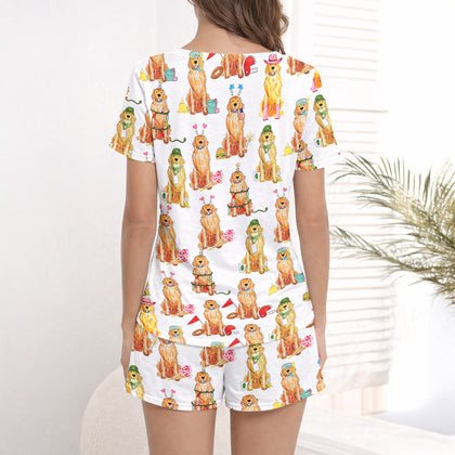 Golden Retriever — Pajama Sets – Shorts