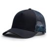 Dark camo mesh back ibuytero trucker hat men