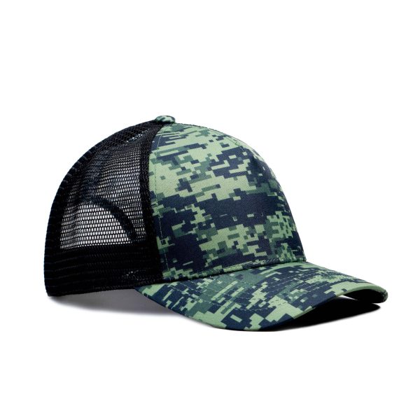 Green retro motifs 2 ibuytero trucker hat men 1