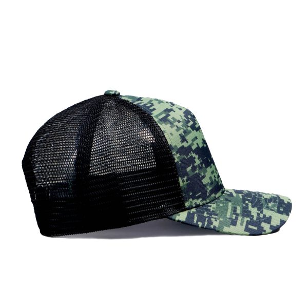 Green retro motifs 2 ibuytero trucker hat men 3