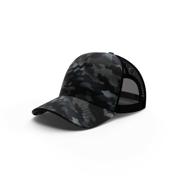 Uniform dark camoibuytero trucker hat men