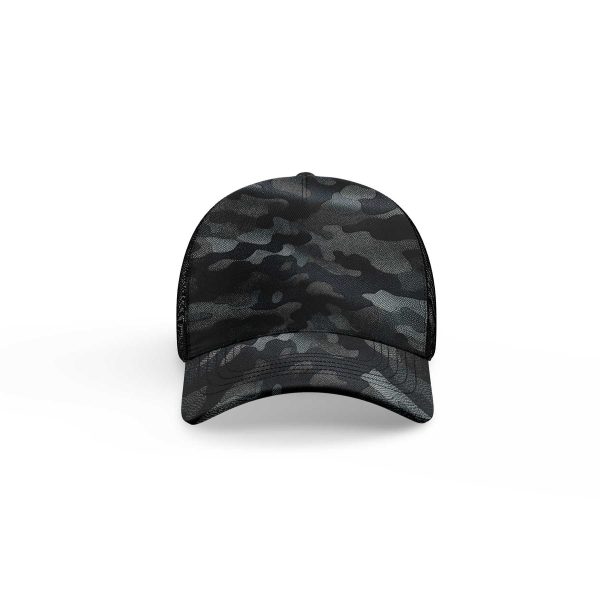 Uniform dark camoibuytero trucker hat men front