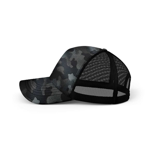 Uniform dark camoibuytero trucker hat men horizontal