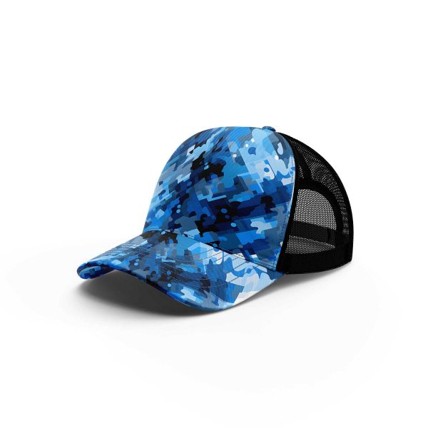 Water retro motifs ibuytero trucker hat men