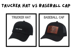 What is the difference between Trucker Hat and Baseball Cap
