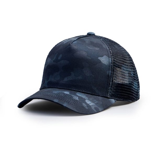 Blue camo ibuytero trucker hat men