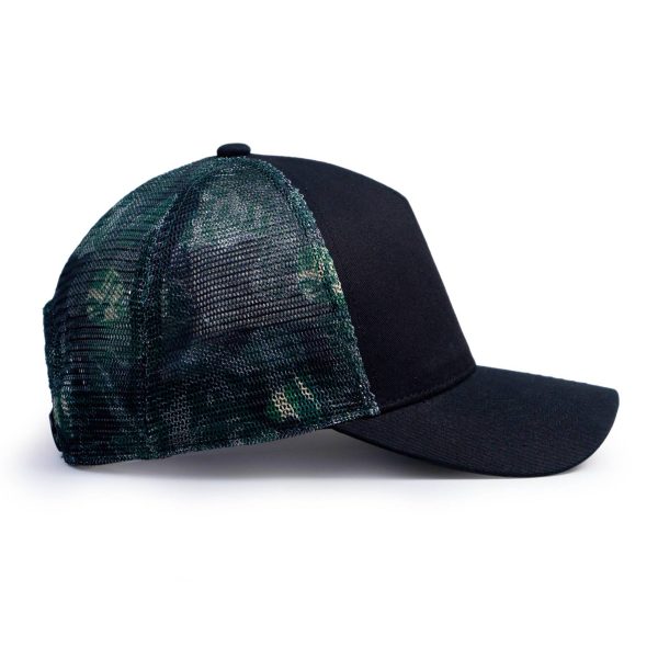 Green camo pattern mesh back ibuytero trucker hat men 3