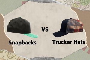 Choosing between trucker hats and snapbacks