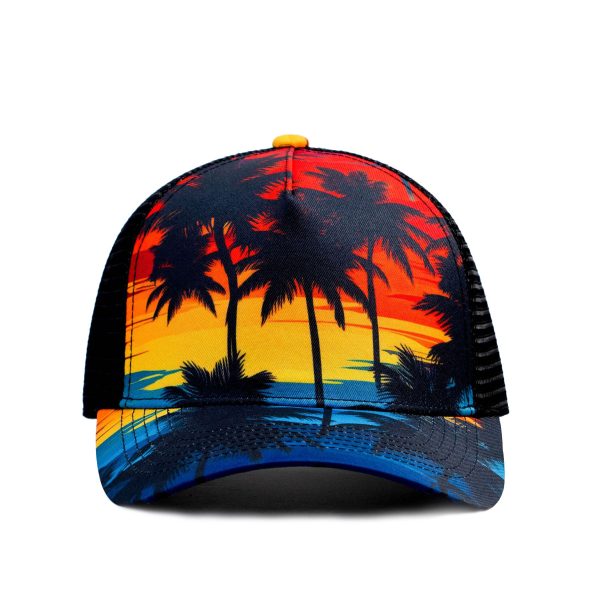 Coconut pattern 3 ibuytero trucker hat men 2