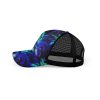 Dark coconut leaf pattern 3 ibuytero trucker hat men 5