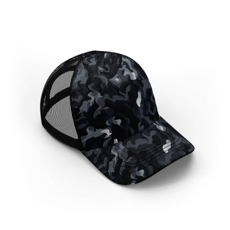 Gray camouflage pattern ibuytero trucker hat men 1