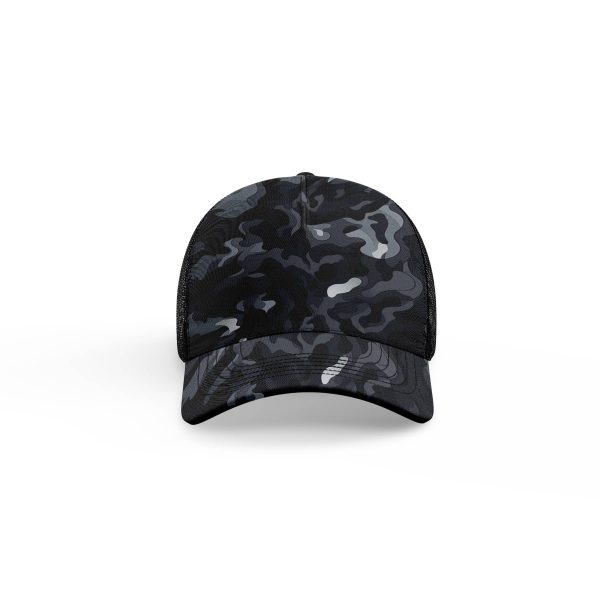 Gray camouflage pattern ibuytero trucker hat men 2